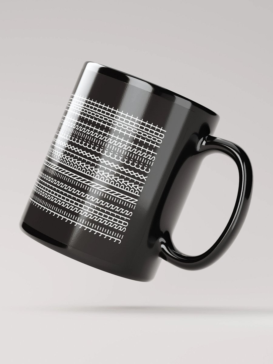 Mug Noir Codé Zen Blanc - Je Suis en Paix, C'est Tout - Cadeau élégant product image (2)