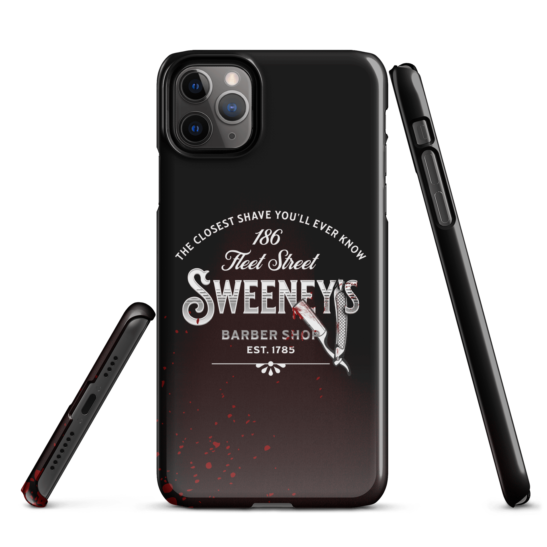 Sweeney Todd Barber Shop iPhone Case – Snap Gothic Musical Theatre Phone Cover product image (1)