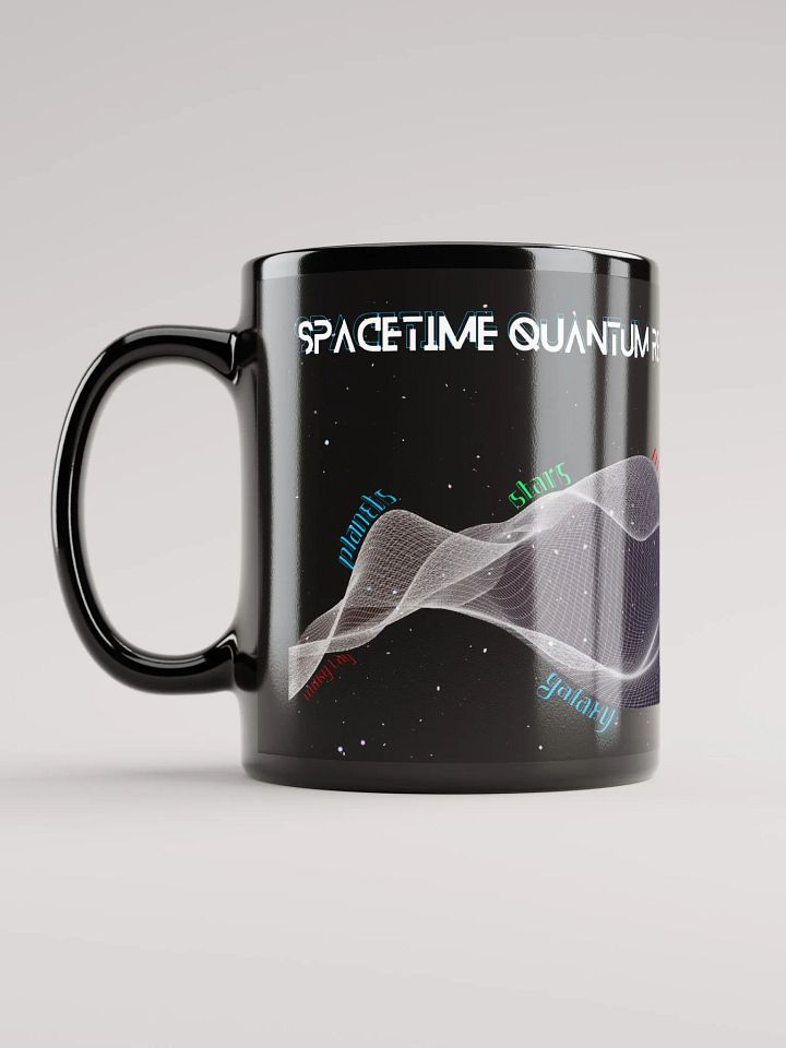 SpaceTime Quantum Realm - Premium Black Glossy Mug product image (2)