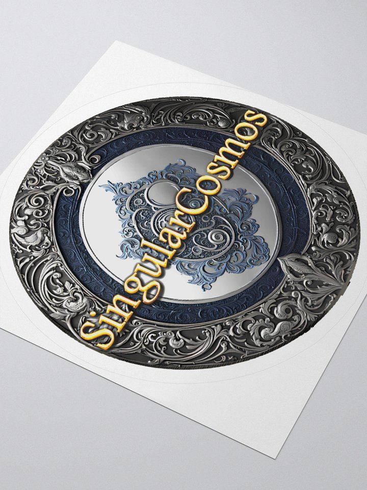 Singular Cosmos Kiss-Cut White Sticker product image (2)