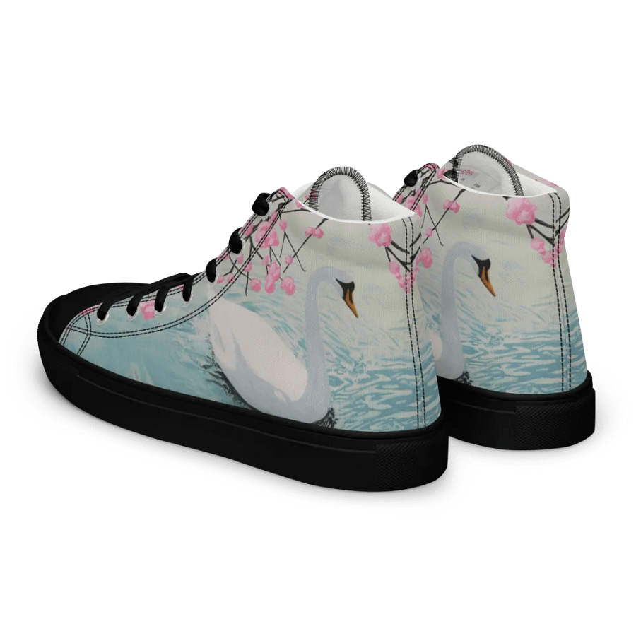 Lady Swan Retro High Top Canvas Shoes product image (5)