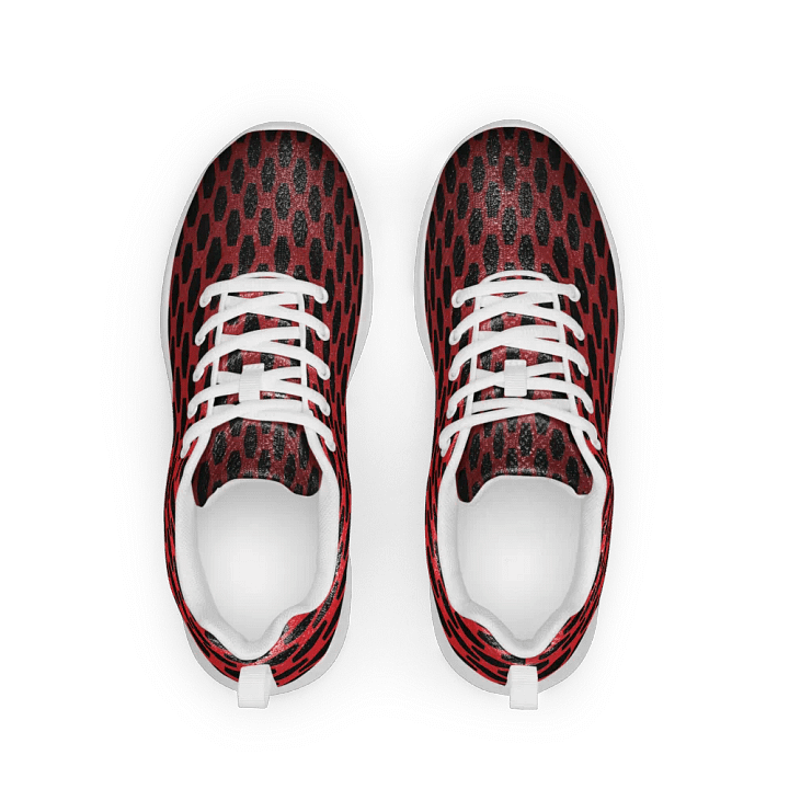 Honeycomb Red & Black Men's Athletic Shoes product image (1)