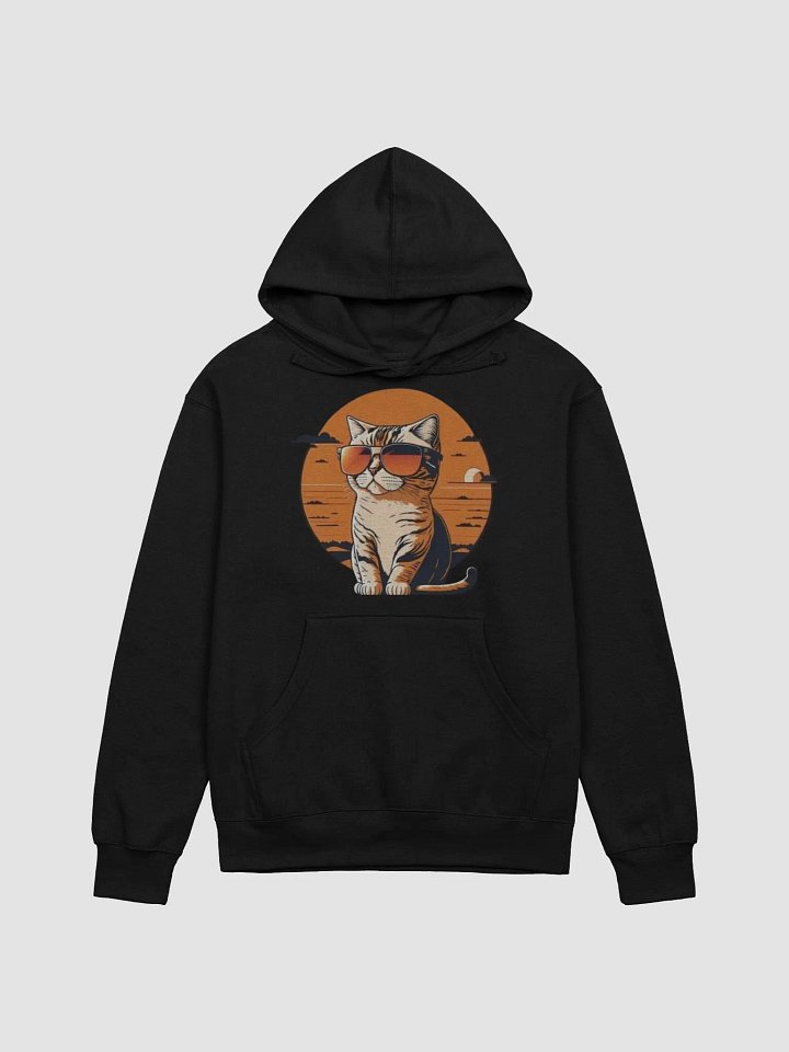 Sunset Cool Cat Hoodie product image (2)