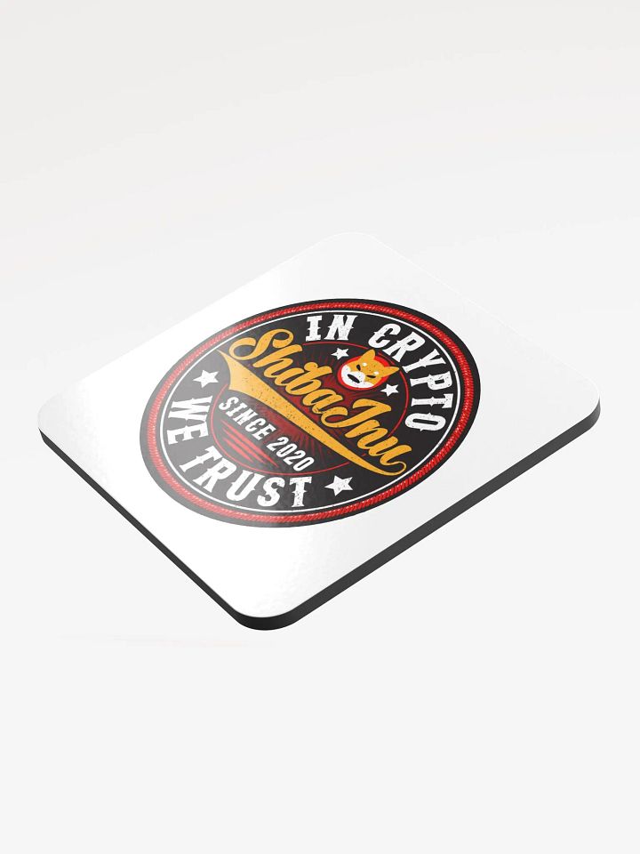 In Crypto We Trust Shiba Inu Coaster product image (1)
