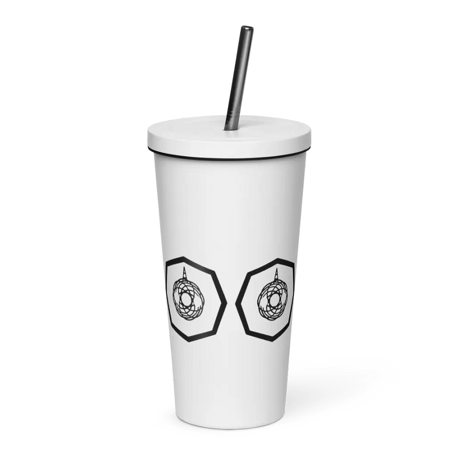 narwhal labs white steel water cup product image (2)