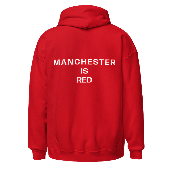 MANCHESTER IS RED - TEA UNISEX HOODIE (RED) product image (1)