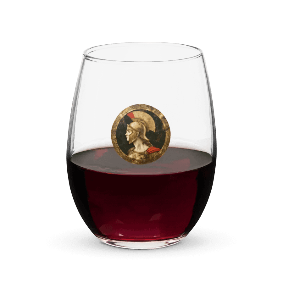 Athena - The Goddess of War and Wisdom Stemless Water / Wine Glass product image (5)