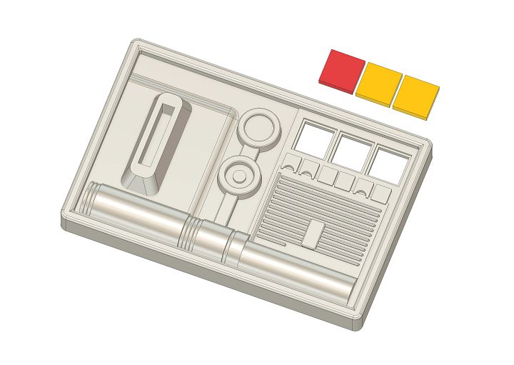 Star Wars The Acolyte Osha Comm Badge 3D Model product image (1)