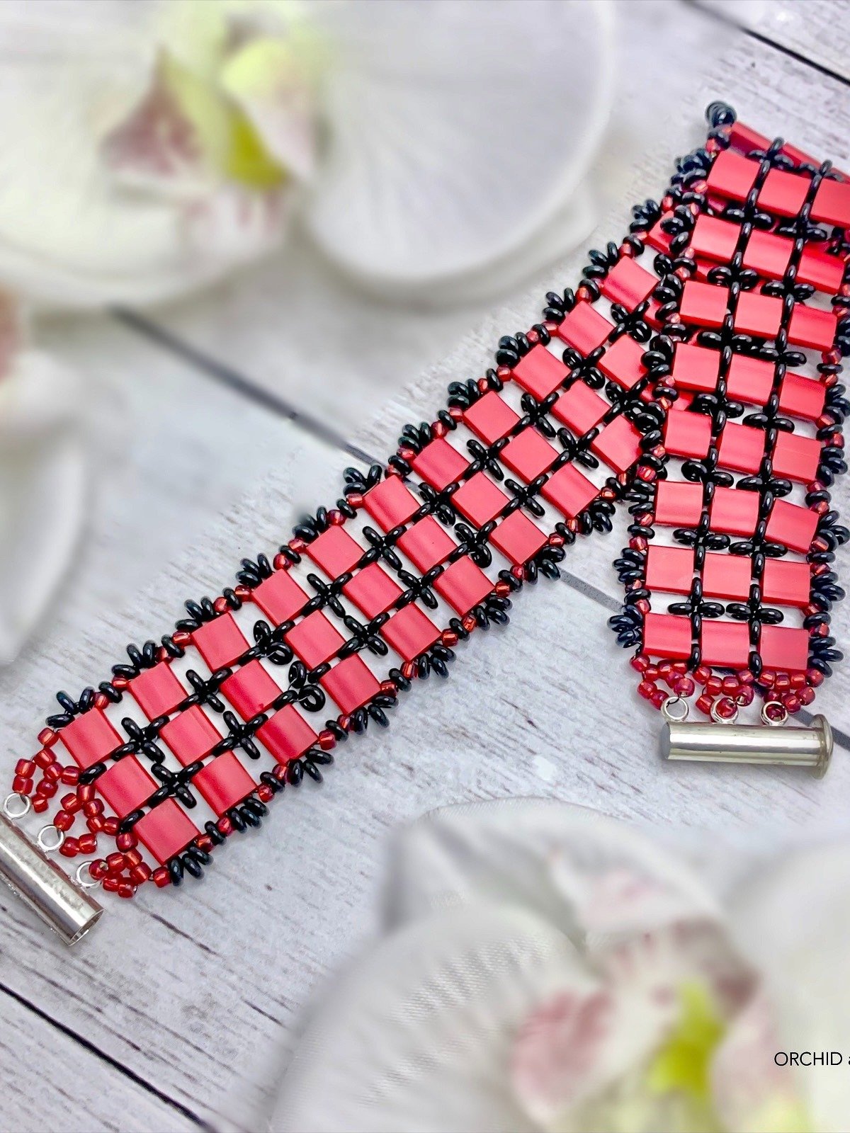 Beading Pattern – Twilight Tila Bead Bracelet product image (6)