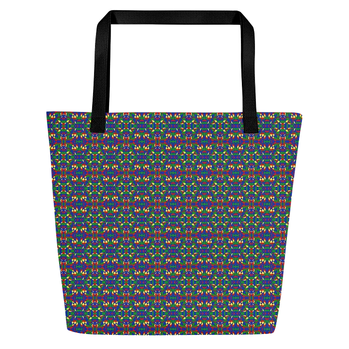 Holiday Current – Large Tote Bag with Pocket product image (1)