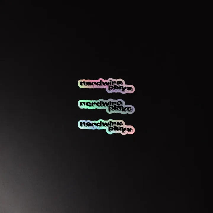 Nerdwire Logo Holo Sticker product image (4)