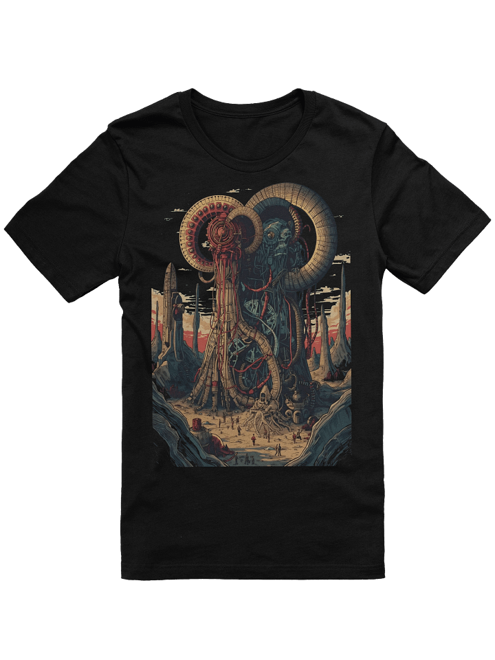 Horned Space Creature Lightweight T-Shirt product image (1)