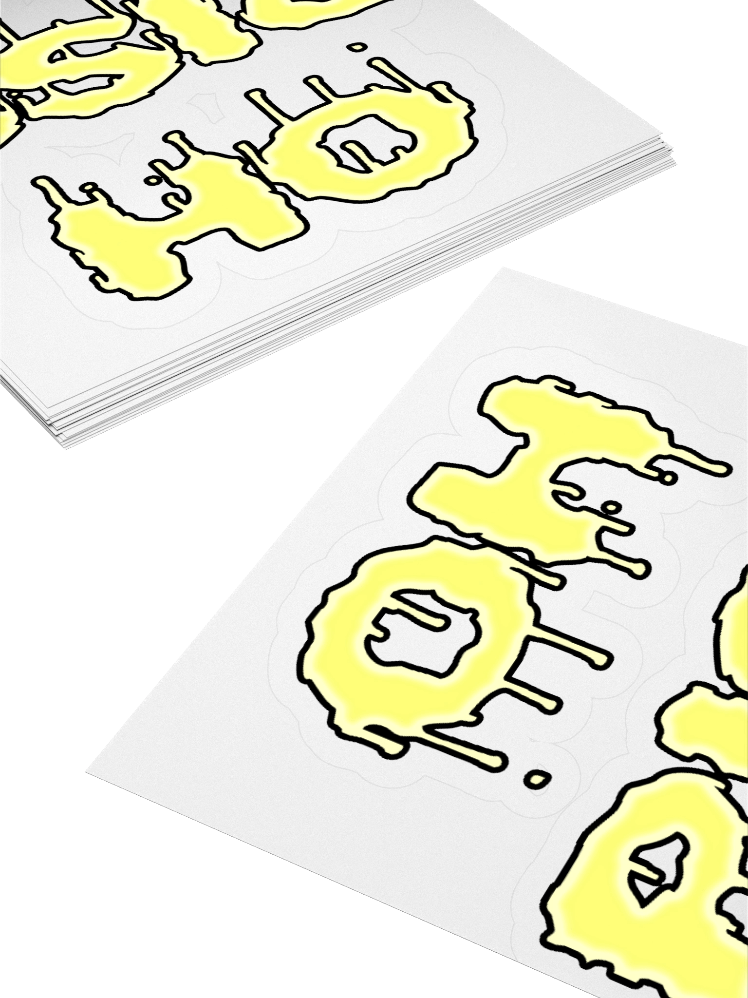 Oh Piss Kiss Cut Sticker product image (14)