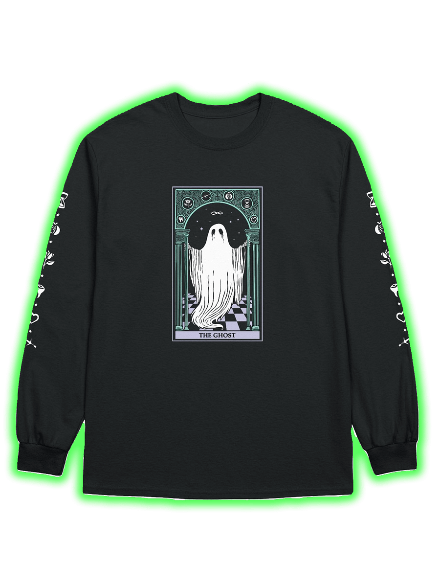 The Ghost Tarot Card Long Sleeve product image (1)