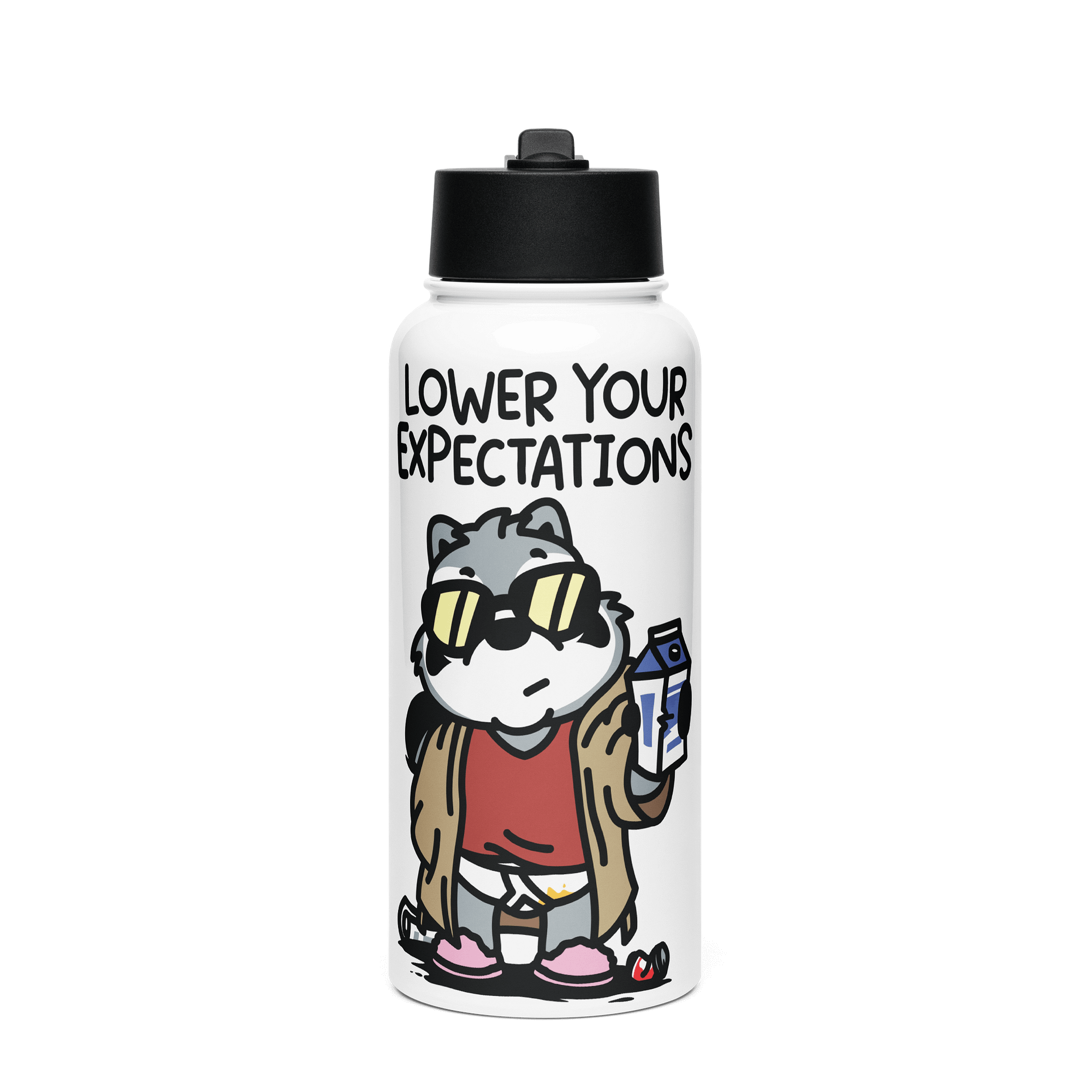 Lower Your Expectations Water Bottle product image (1)