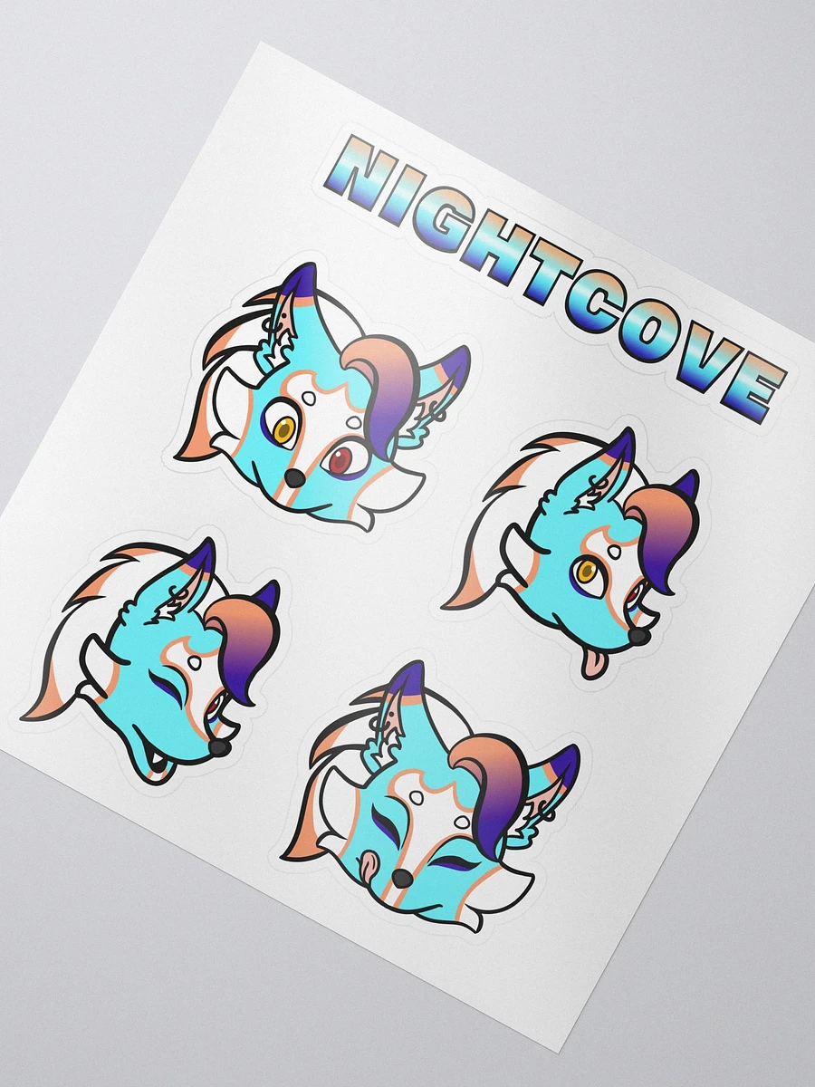 NightCove Emote Sticker Sheet product image (1)