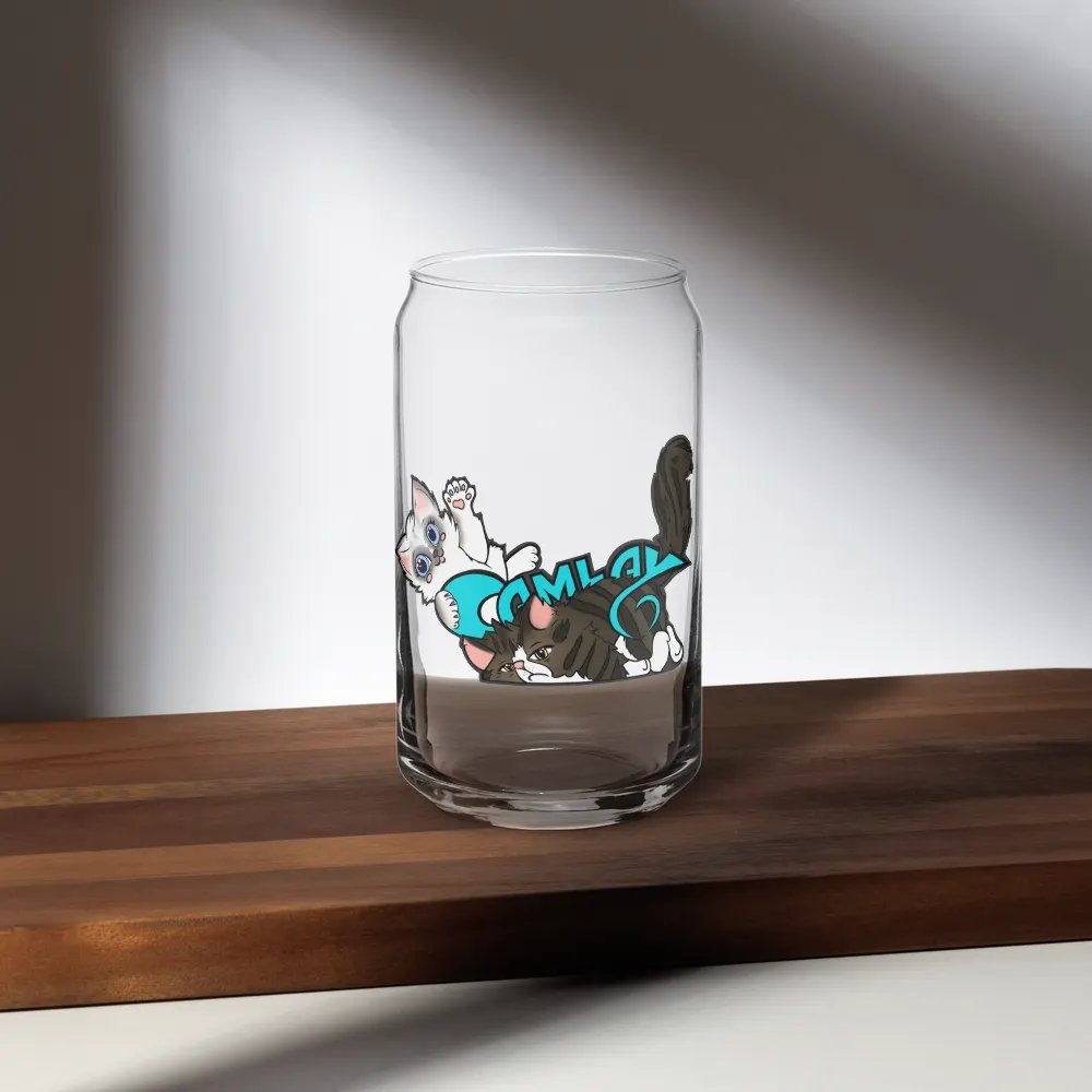 Can-Shaped Glass: Luigi & Ariel Logo product image (35)