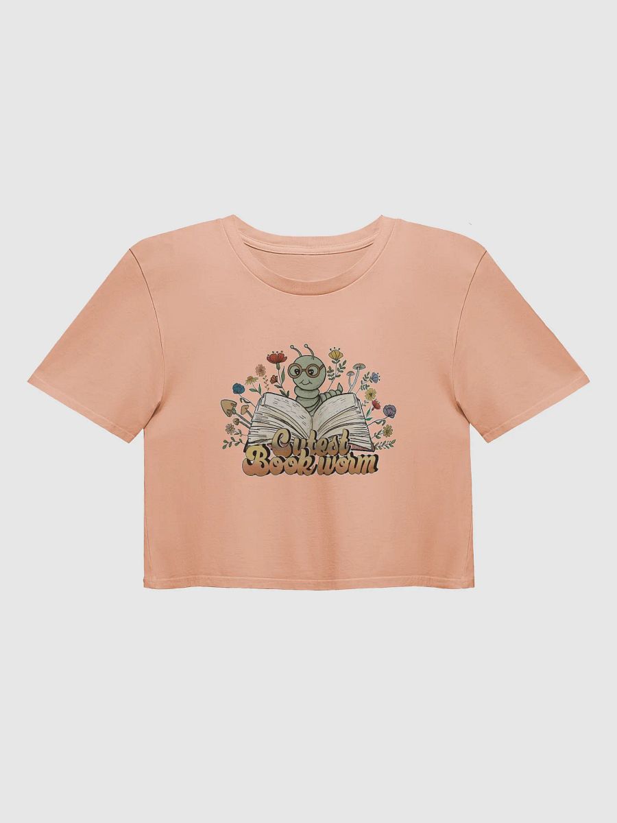 Cutest Bookworm Cropped Top Large Print product image (3)