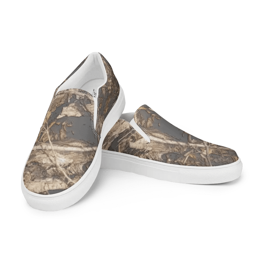 Women's Slip-On Canvas Shoes - Dead Split - It Happennnns Camo product image (11)