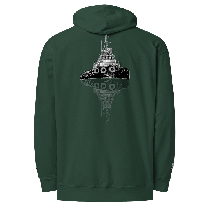 Marshall Foss and reflection - Twin Anchor Front & sleeves (embroidered) product image (1)