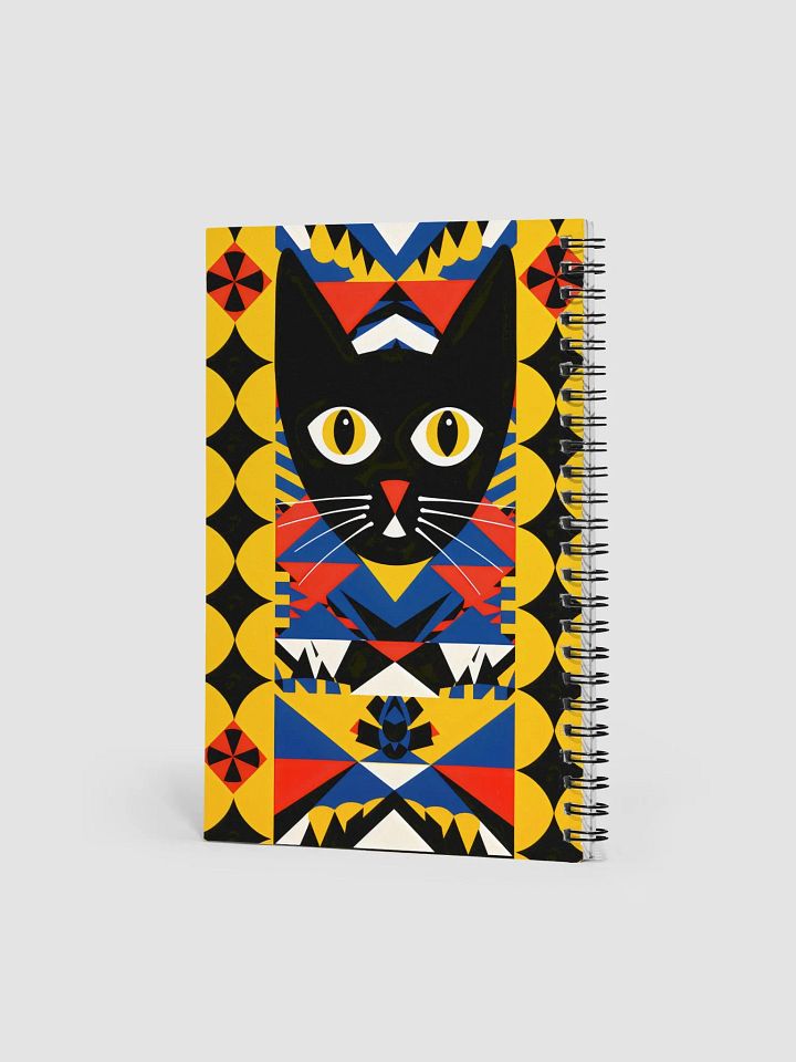 Geometric Cat Dreams Spiral Notebook product image (2)