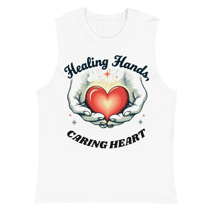 Healing Hands, Caring Heart Muscle Tank product image (2)