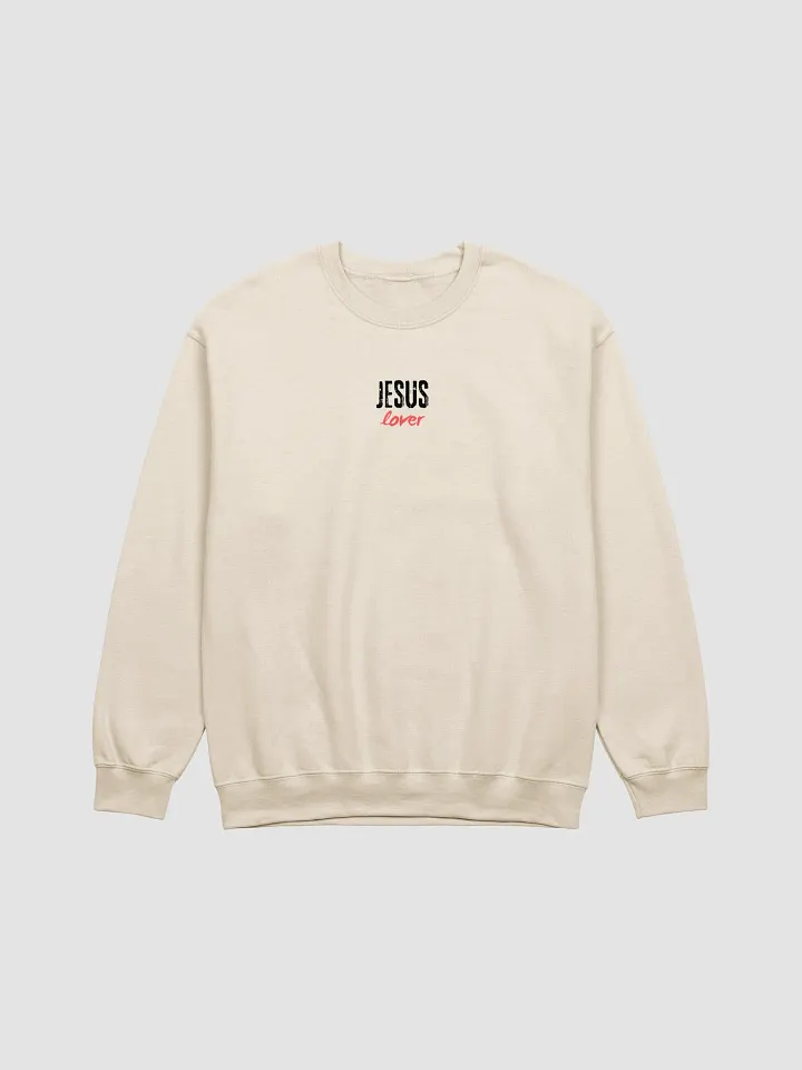 Jesus lover ( Long -Sleeve )Crew Neck product image (6)