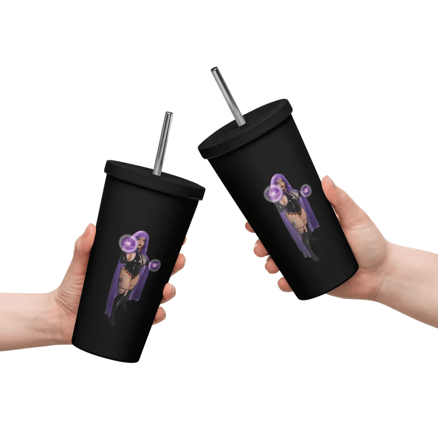 Raven Insulated Tumbler w/ Straw product image (8)