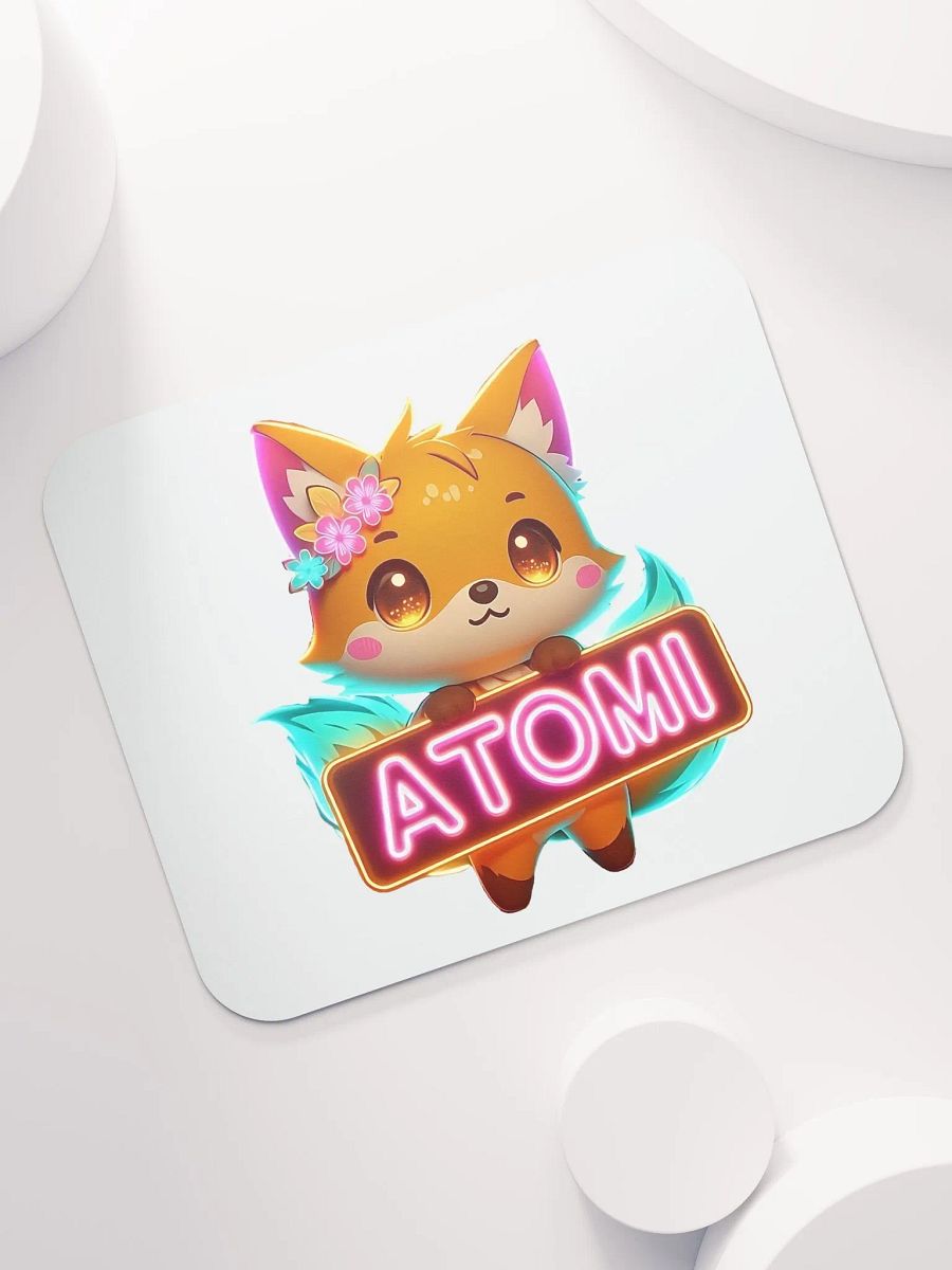 Neon Fox Dreams Mouse Pad product image (7)