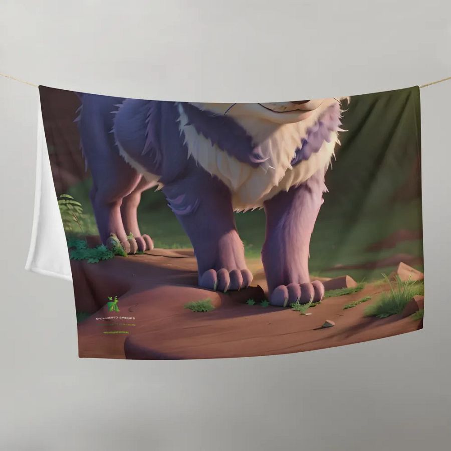 Endangered Species - Mexico - Mexican Wolf Throw Blanket product image (10)
