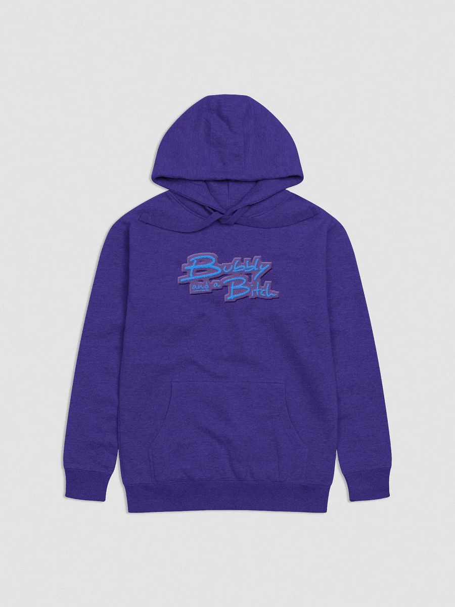 Bubbly and a B*tch (violet design) embroidered heavyweight hoodie product image (34)