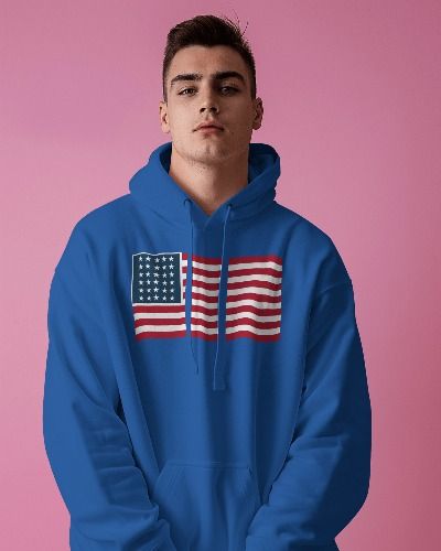 Adidas Fleece Hoodie USA Flag product image (6)