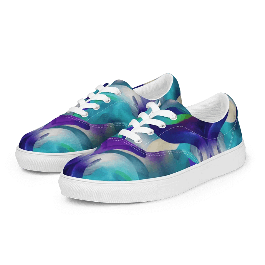 Ethereal Waves Women's Canvas Shoes product image (2)
