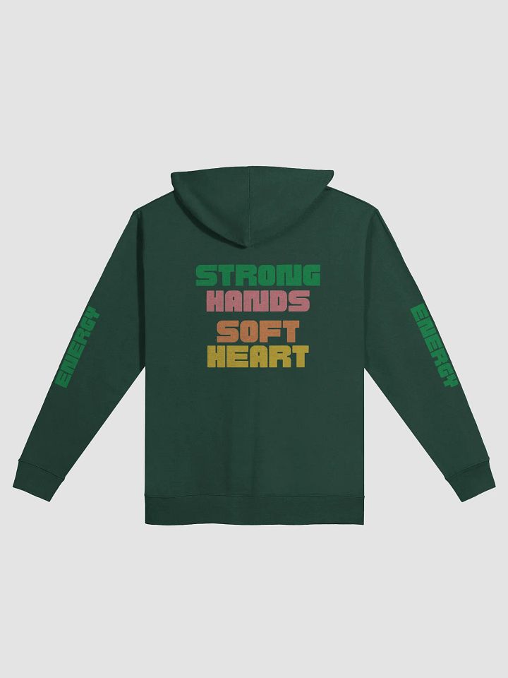 Vibrant Heart Zip-Up Hoodie for Dads product image (1)