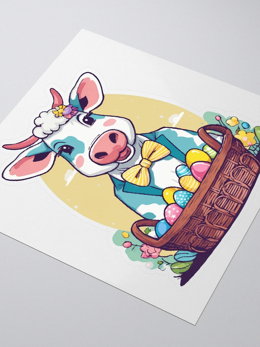 Easter Cow Sticker product image (4)