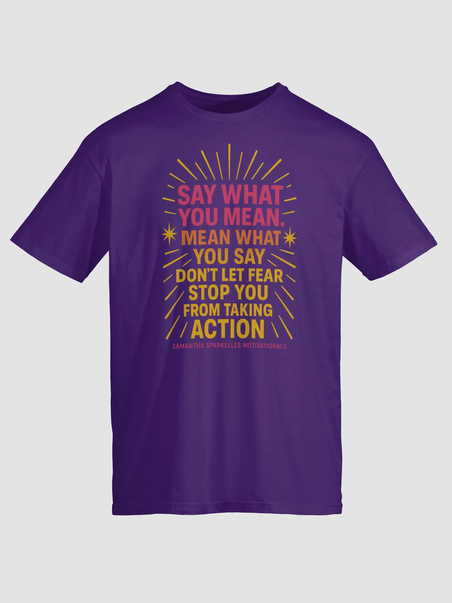 Motivational Vibrance Tee – Bold Graphic T-Shirt with Uplifting Message product image (5)