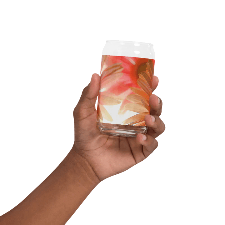 Flowers 2602 Can Shaped Glass product image (2)