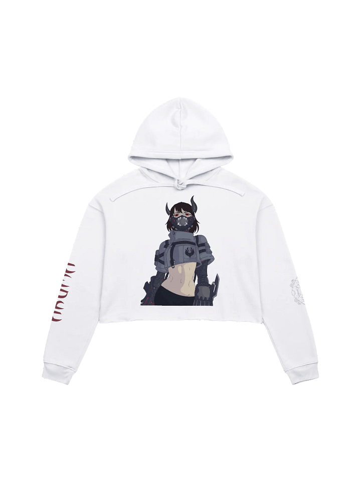 Cyber Oni Crop Hoodie product image (1)