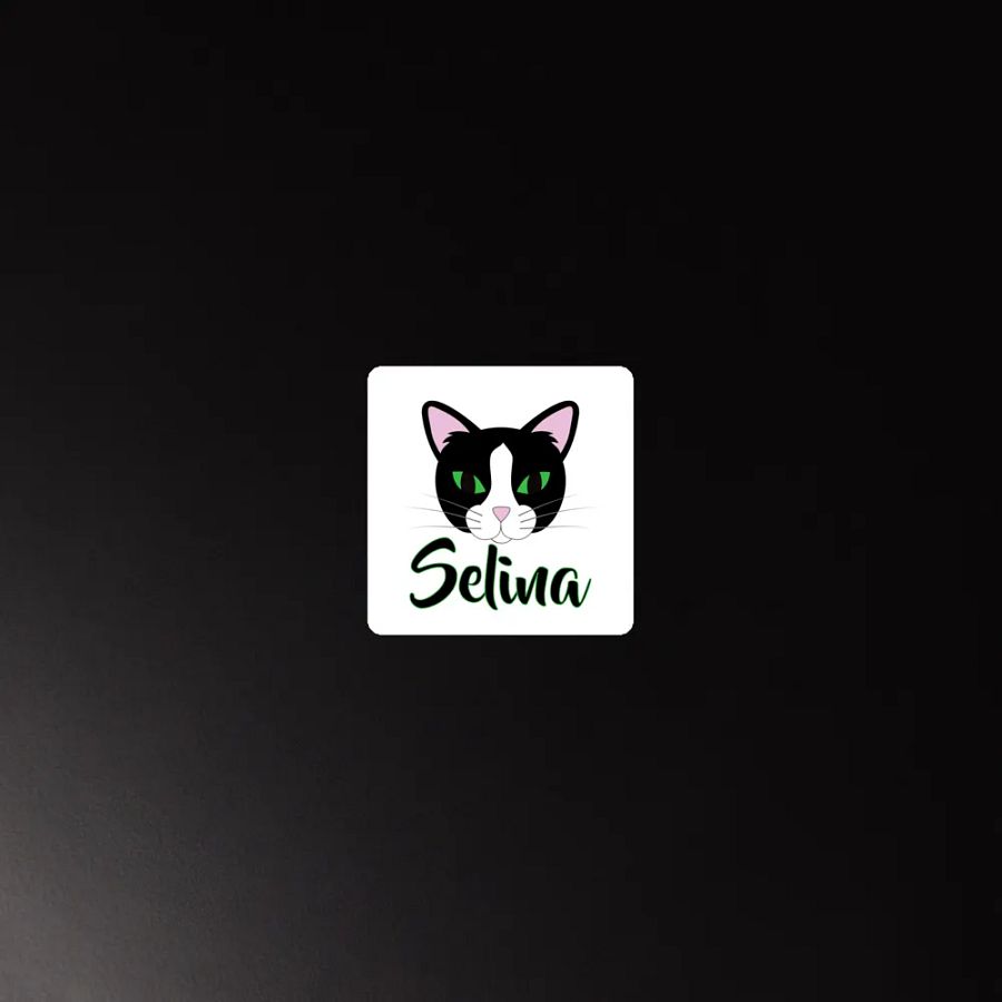 Selina the Tuxedo Cat - Die-Cut Magnets product image (3)