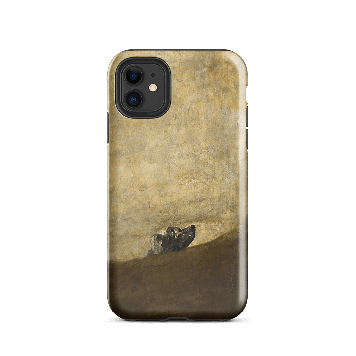 The Dog by Francisco Goya iPhone® Tough Case product image (55)