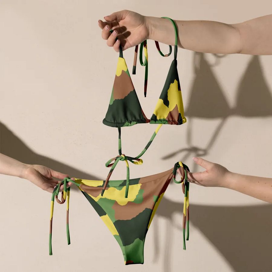 All-Over Print String Bikini - Camouflage product image (9)