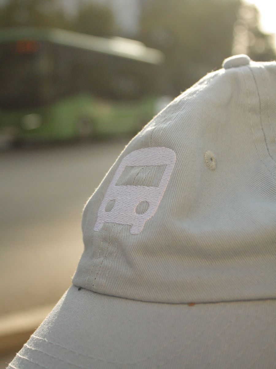 White Bus Cap product image (7)