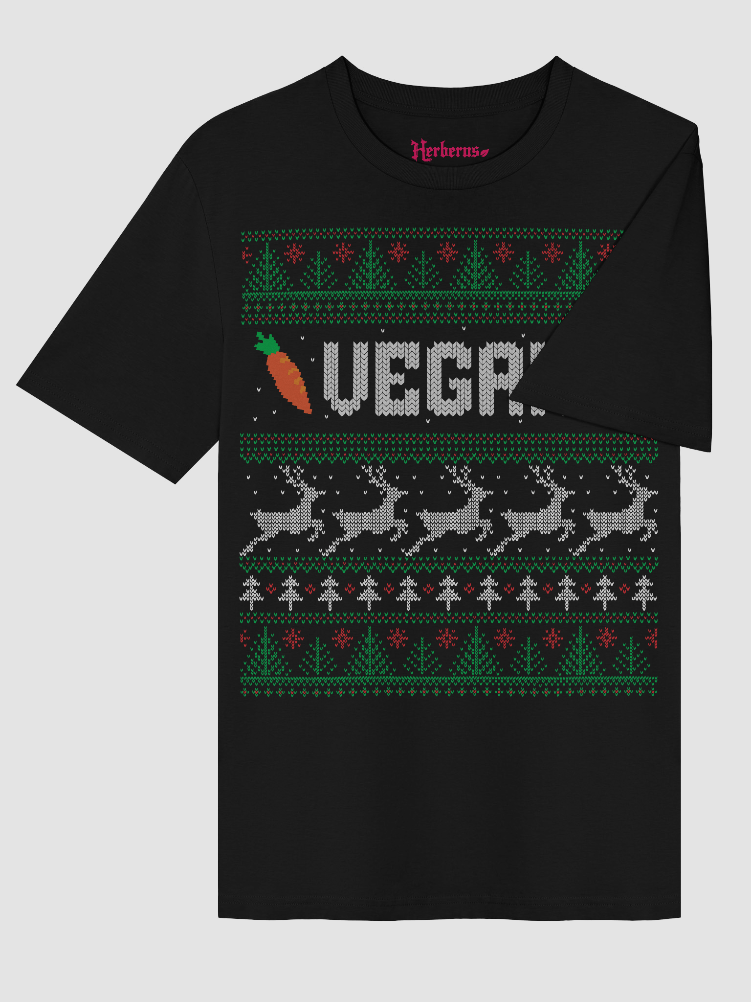 Vegan Ugly Christmas Sweater Tee product image (2)