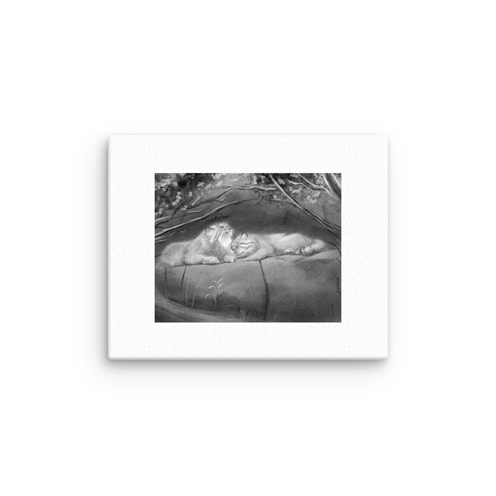 Bol & Polly Tribute (B&W) - Print Over Thin Canvas product image (1)