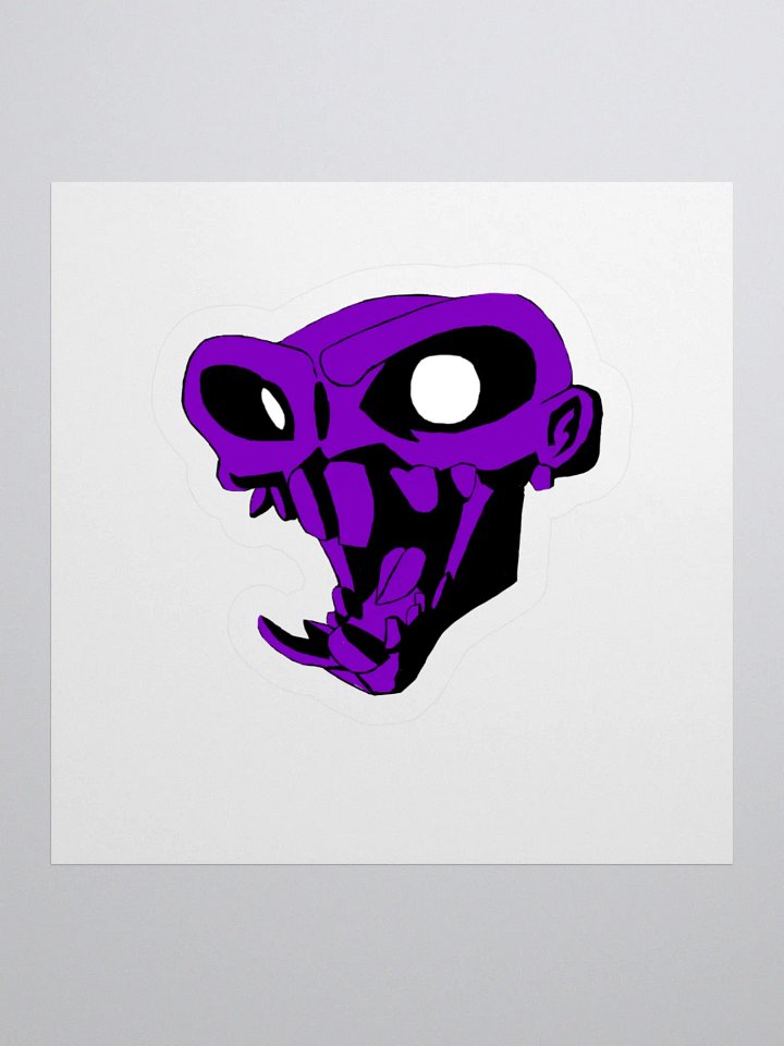 Zombie Monkey Nightshade sticker product image (2)