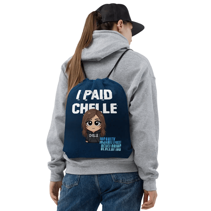 I Paid Chelle — Drawstring Bag product image (2)