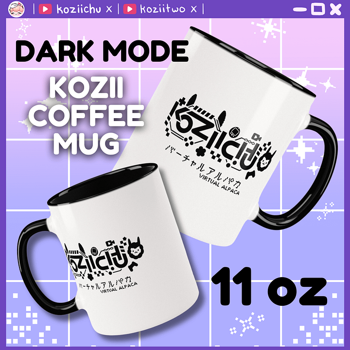Dark Mode KoziiChu Logo Coffee Mug product image (1)