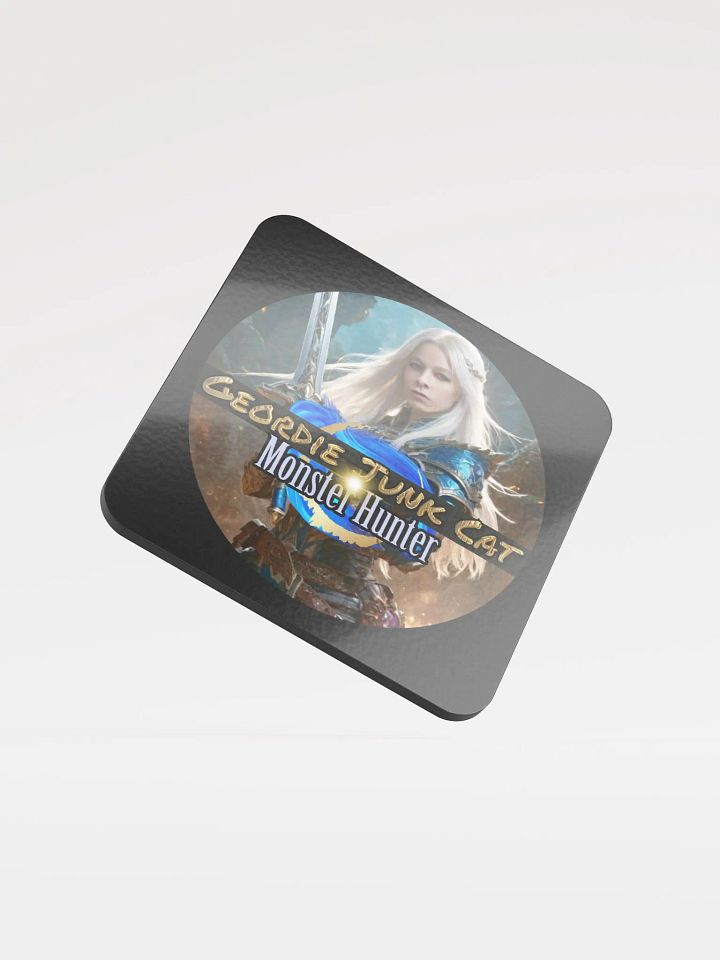 MONSTER SLAYER ONE Drink Coaster (3.74″x 3.74″, US and EU SHIPPING) product image (1)