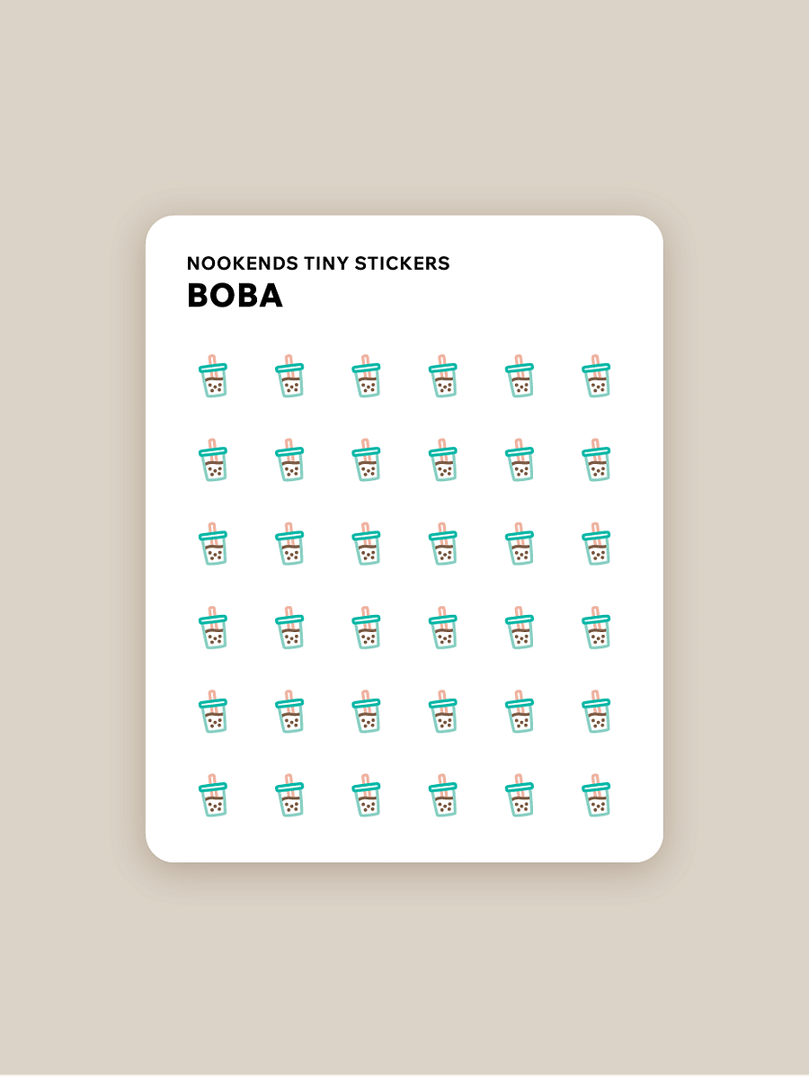 Tiny Stickers: Boba product image (1)