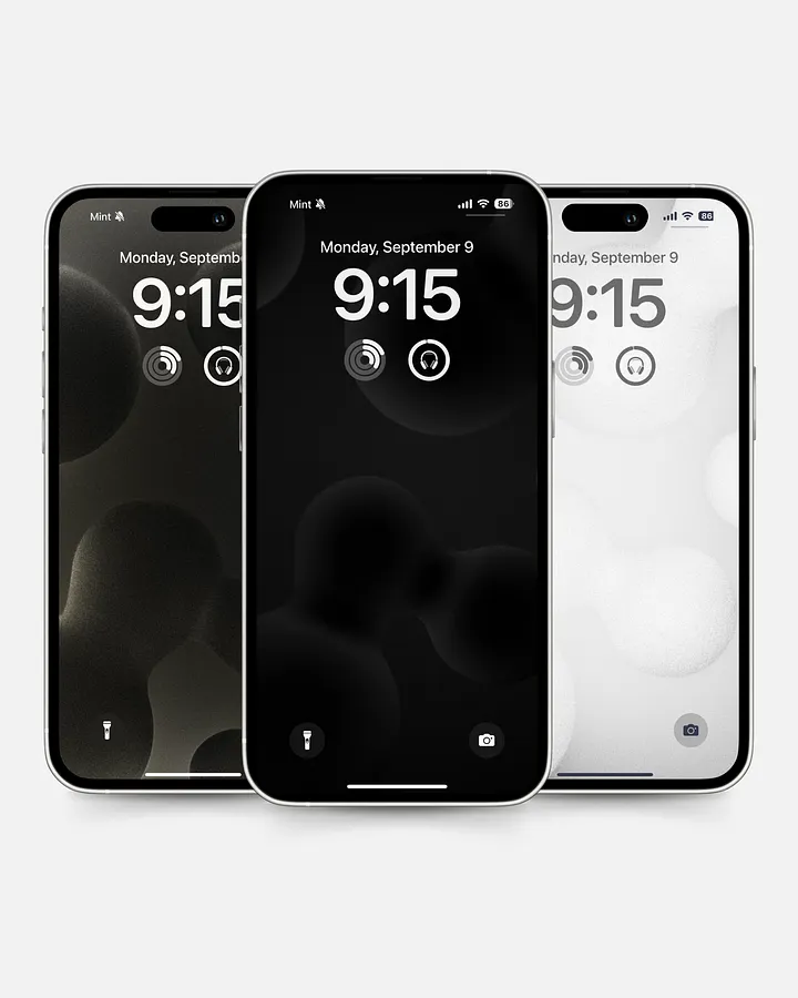 Grainy Bubbles Wallpaper Pack product image (2)